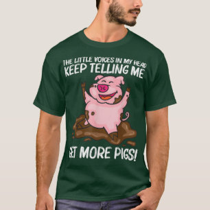 Lustiges Schweinedesign für Männer Frauen Schweine T-Shirt