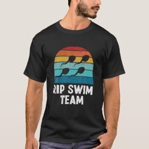 Lustiges Schwimmteam Retro-Vasektomie-Tag T-Shirt