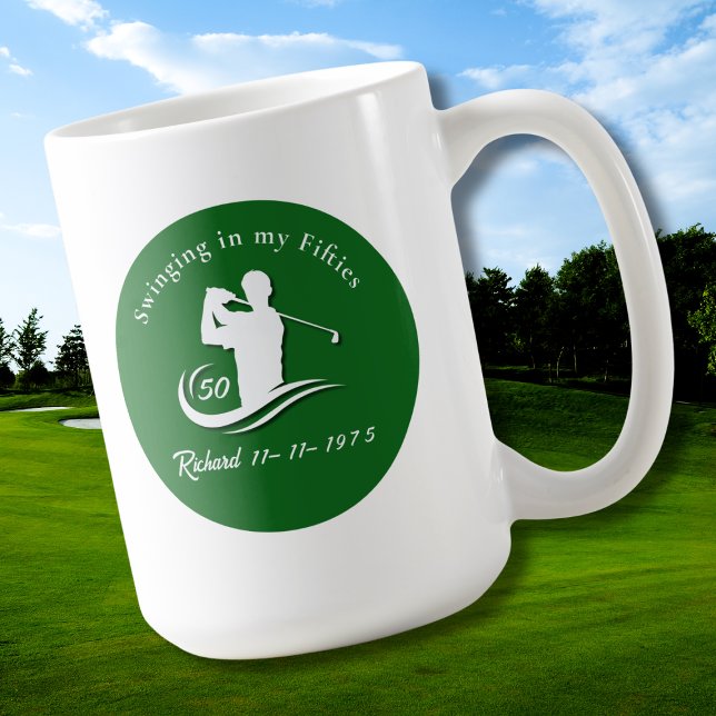 Lustiges Schwingen in meinen Fünfzigern Moderner G Kaffeetasse (Von Creator hochgeladen)