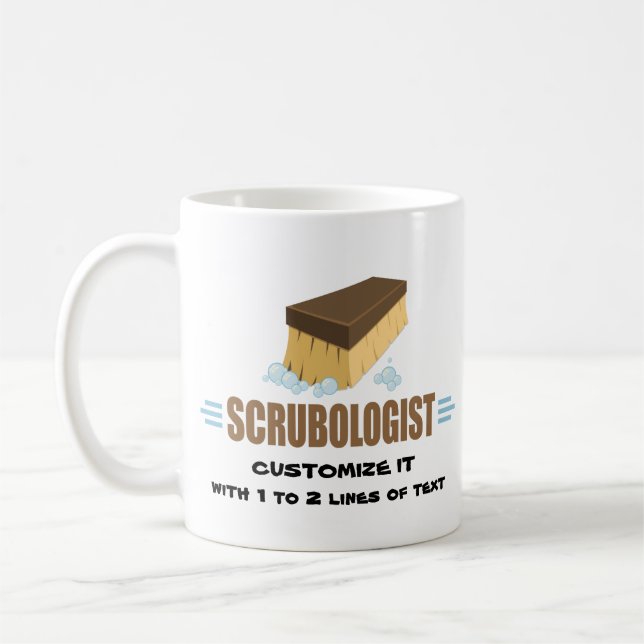 Lustiges Scrubologist Kaffeetasse (Links)