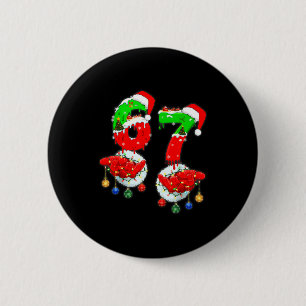Lustiges Sechs Sieben 67 Meme 6 7 Weihnachten Sant Button