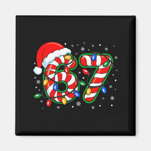 Lustiges Sechs Sieben 67 Meme 6 7 Weihnachten Zuck Magnet