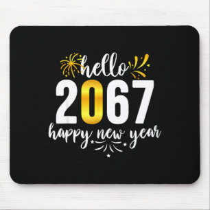 Lustiges Sechs Sieben 67 Meme Frohes Neues Jahr Mousepad