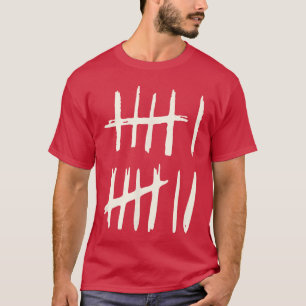 Lustiges Sechs Sieben 67 Meme Strichliste 6 7 Zahl T-Shirt