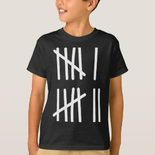 Lustiges Sechs Sieben 67 Meme Strichliste 6 7 Zahl T-Shirt