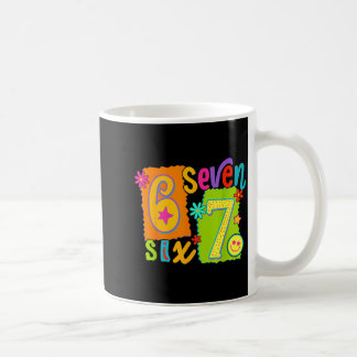 Lustiges Sechs Sieben 6 7 Meme 67 Shirt Frauen Mäd Kaffeetasse
