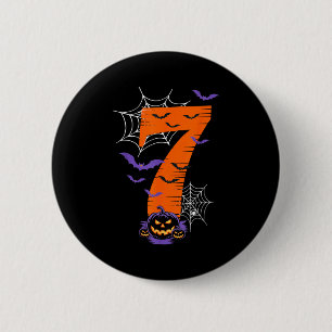 Lustiges Sechs Sieben 6 7 Meme Design Paare Hallow Button