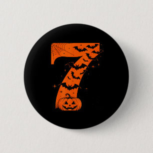Lustiges Sechs Sieben 6 7 Meme Design Paare Hallow Button