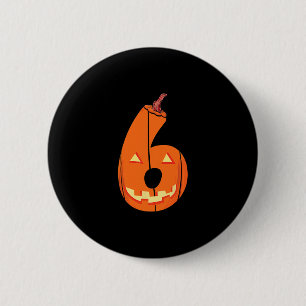 Lustiges Sechs Sieben 6 7 Meme Design Paare Hallow Button