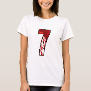Lustiges Sechs Sieben 6 7 Meme Design Paare Hallow T-Shirt