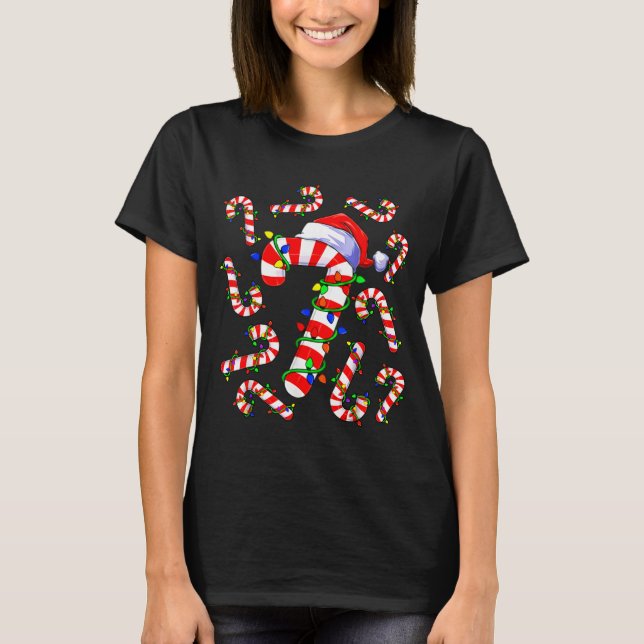 Lustiges Sechs Sieben 6 7 Meme Design Paare Weihna T-Shirt (Vorderseite)