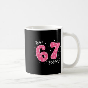 Lustiges Sechs Sieben 6 7 Meme Gen Alpha Slang 6 7 Kaffeetasse