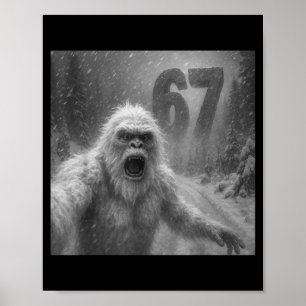 Lustiges Sechs Sieben 6 7 Meme Gen Z Alpha Slang Y Poster