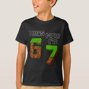 Lustiges Sechs Sieben Ich war 6 Jetzt bin ich 7 Sp T-Shirt