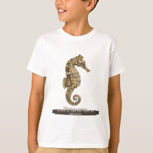 Lustiges Seepferdchen für Kinder T-Shirt
