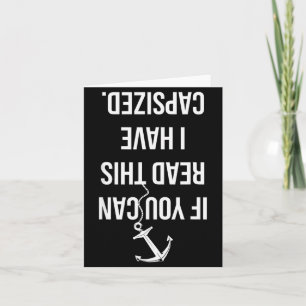 Lustiges Segeln Nautical Bootfahren Segelboot Lieb Karte