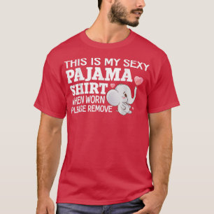Lustiges Sey Pyjama Schlafanzug Outfit für Freund  T-Shirt