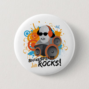 Lustiges Shakespeare-Slogan-Geschenk "Shakespeare Button