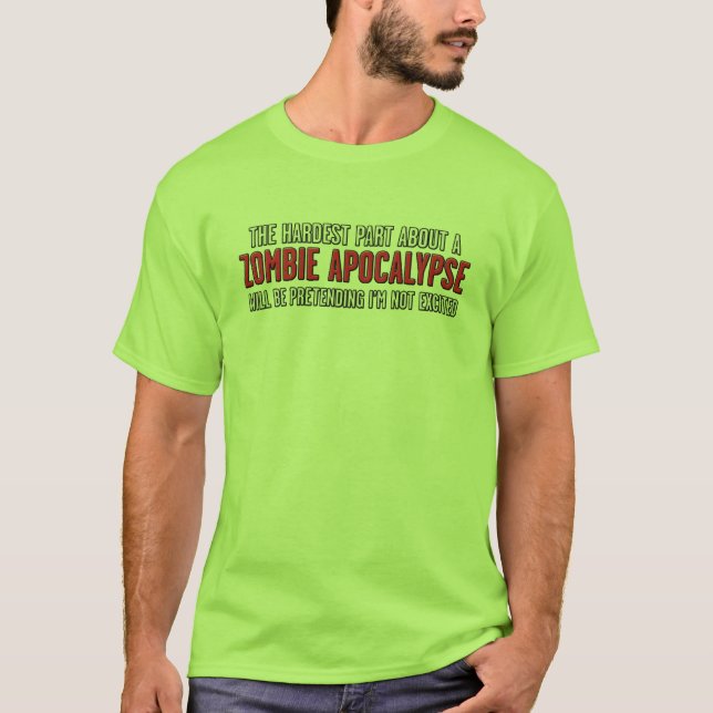 Lustiges Shirt des Zombies (Vorderseite)