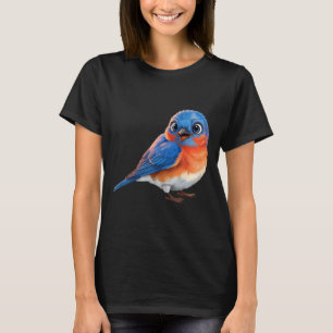 Lustiges Shirt Eastern Bluebird Vogel Liebhaber