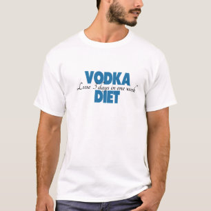 Lustiges Shirt-Sprichwort ein Wodka (Alkohol) und T-Shirt