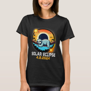 Lustiges Shirt Totale Sonnenfinsternis Faultier So