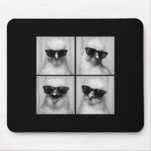 Lustiges Silkie-Huhnliebhaber Süßes Farmtier-Foto Mousepad