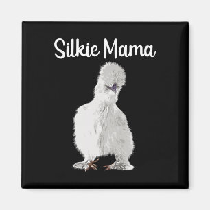 Lustiges Silkie-Mama-Design für Mutter Frauen Silk Magnet