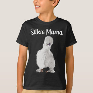 Lustiges Silkie-Mama-Design für Mutter Frauen Silk T-Shirt