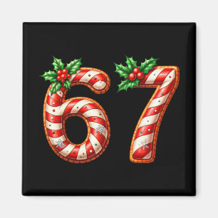 Lustiges Six Seven 67 Meme Gen Alpha Slang 6 7 Can Magnet