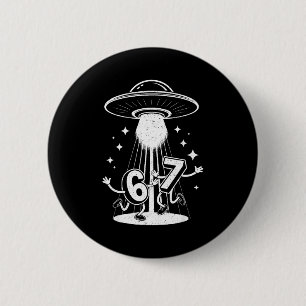 Lustiges Six Seven 67 Meme Internet Meme Ufo Gen A Button