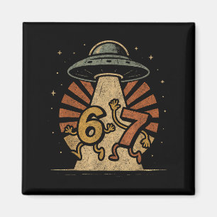 Lustiges Six Seven 67 Meme Internet Meme Ufo Gen A Magnet