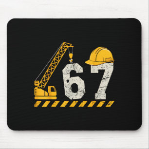 Lustiges Six Seven 6 7 Meme Design Für Männer Jung Mousepad