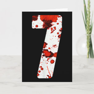 Lustiges Six Seven 6 7 Meme Design Paare Halloween Karte