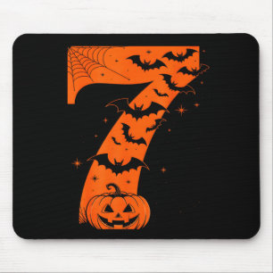 Lustiges Six Seven 6 7 Meme Design Paare Halloween Mousepad