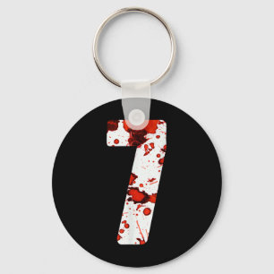 Lustiges Six Seven 6 7 Meme Design Paare Halloween Schlüsselanhänger