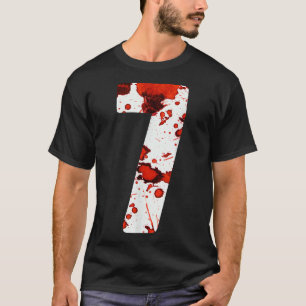 Lustiges Six Seven 6 7 Meme Design Paare Halloween T-Shirt