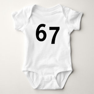 Lustiges Six Seven 6 7 Meme Gen Alpha Slang 6 7 Hä Baby Strampler