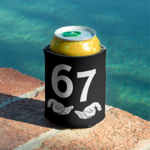 Lustiges Six Seven 6 7 Meme Gen Alpha Slang 6 7 Hä Dosenkühler