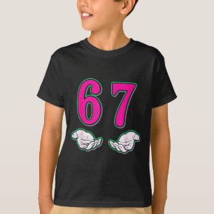 Lustiges Six Seven 6 7 Meme Gen Alpha Slang 6 7 Hä T-Shirt