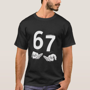 Lustiges Six Seven 6 7 Meme Gen Alpha Slang 6 7 Hä T-Shirt