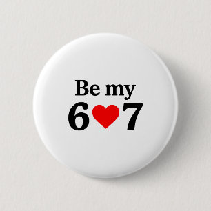 Lustiges Six Seven Sei Mein 6 7 Meme Männer Frauen Button