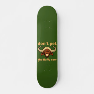 lustiges Skateboard "FLUFFY COW"