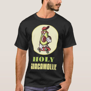 Lustiges Skateboarding Avocado Cooler Skater Skate T-Shirt