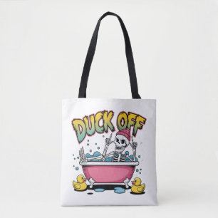Lustiges Skelett-Design "Duck Off" - 61161