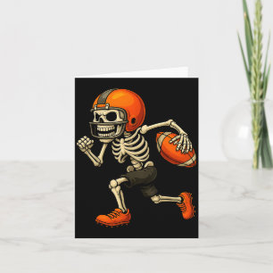 Lustiges Skelett-Fußball-Halloween-Kostüm für Männ Karte