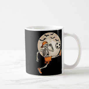 Lustiges Skelett Fußball Halloween Kostüm Männer J Kaffeetasse