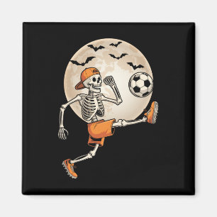 Lustiges Skelett Fußball Halloween Kostüm Männer J Magnet