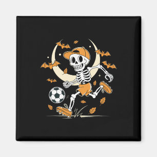 Lustiges Skelett Fußball Männer Jungen Kinder Hall Magnet