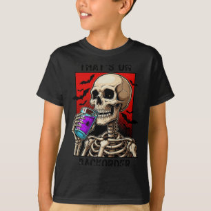 Lustiges Skelett Halloween Kostüm Gruselige Party T-Shirt
